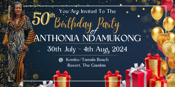 Anthonia Ndamukong 50th Birthday Celebration Party